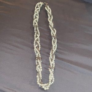 Givenchy thick pearl and link necklace